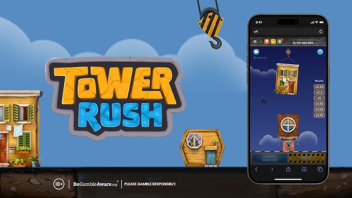 Tower Rush — большой выигрыш x50, победа в раунде